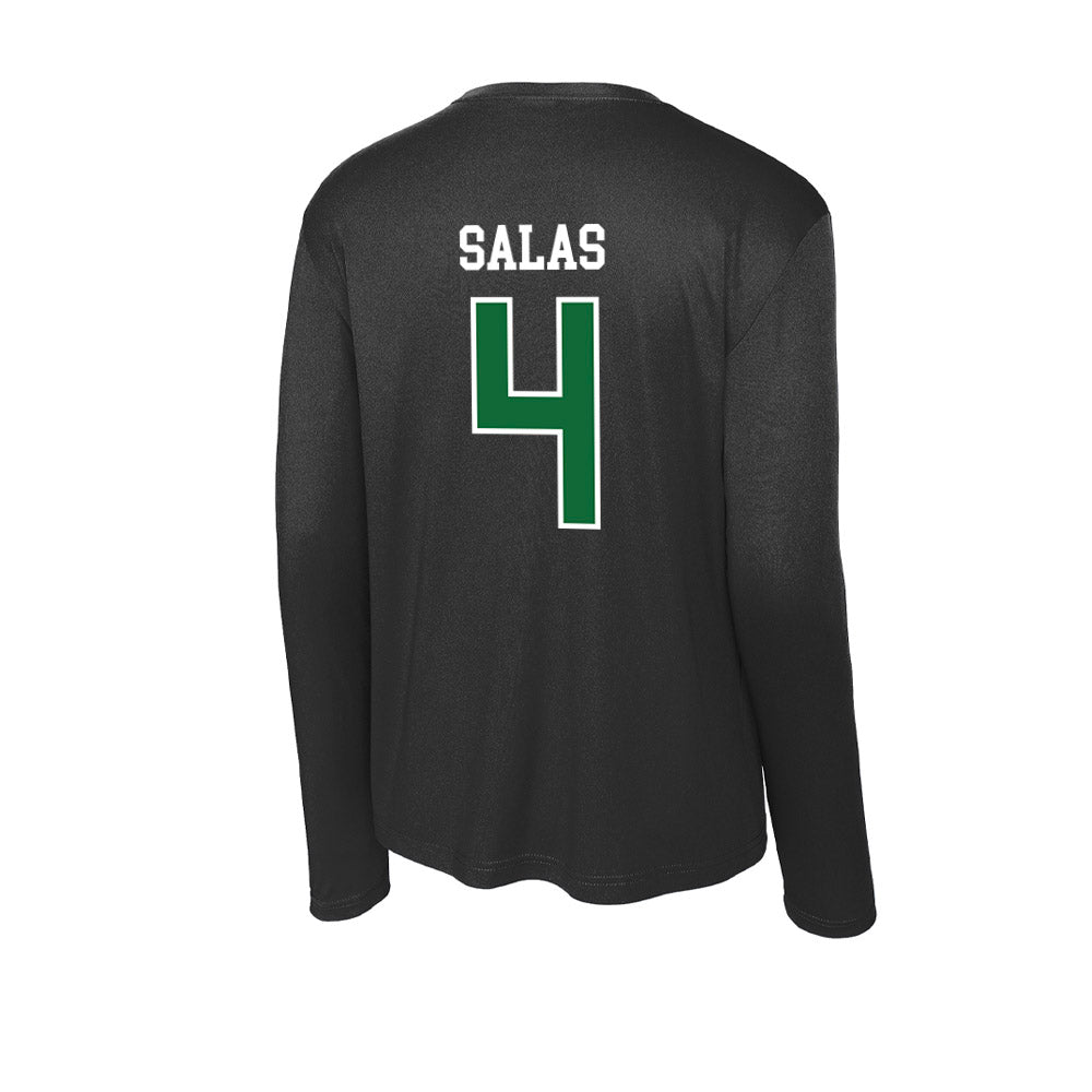 EMich - NCAA Football : Juan Salas - Activewear Long Sleeve T-Shirt-1