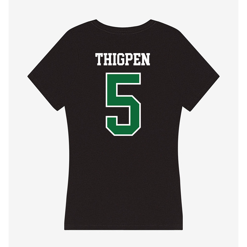EMich - NCAA Baseball : Phillip Thigpen - Women's V-Neck T-Shirt-1
