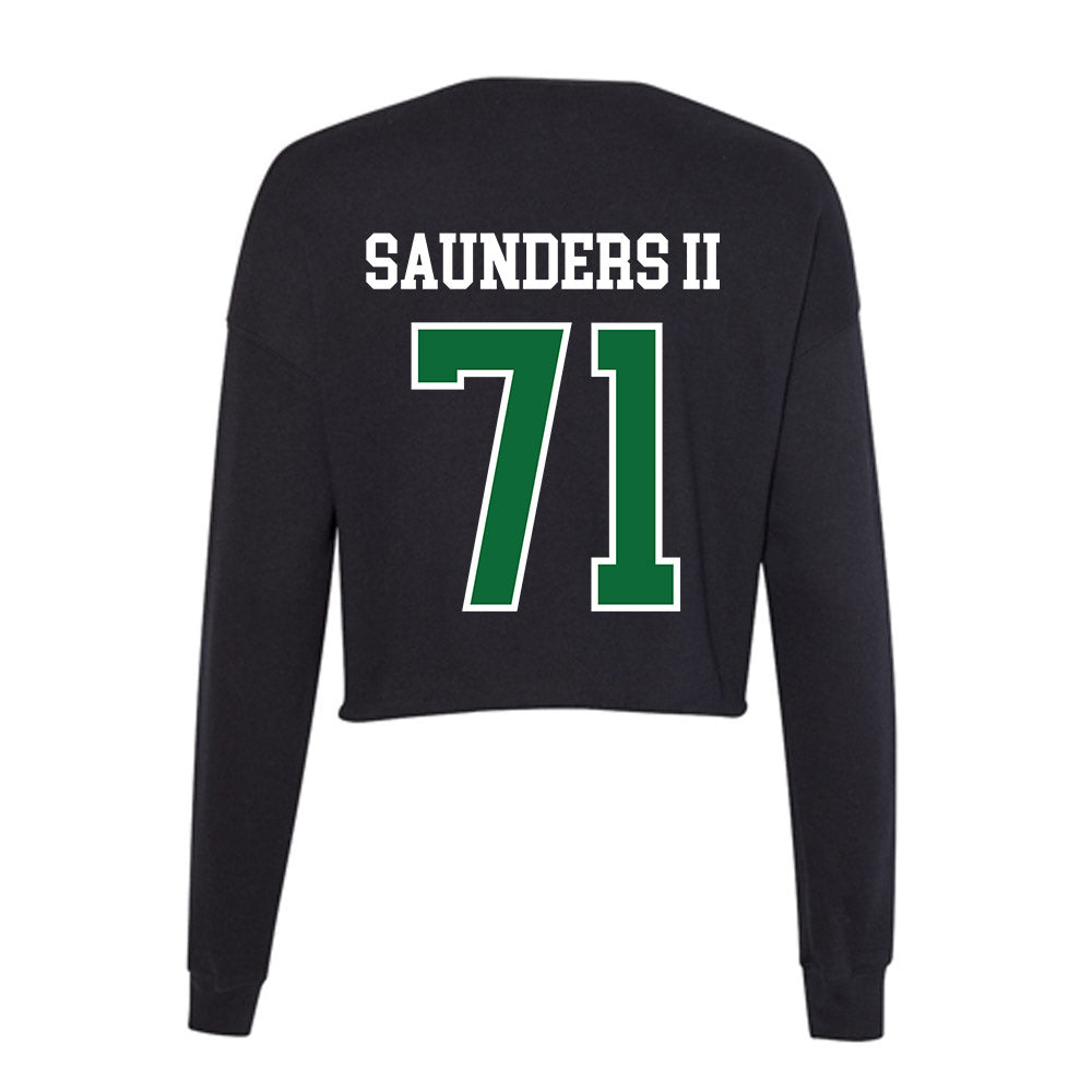EMich - NCAA Football : Terrance Saunders II - Women's Cropped Crew Fleece-1