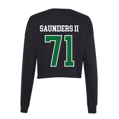 EMich - NCAA Football : Terrance Saunders II - Women's Cropped Crew Fleece-1