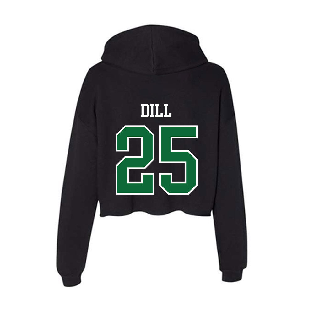 EMich - NCAA Women's Lacrosse : Kyleigh Dill - Women's Crop Fleece Hoodie-1