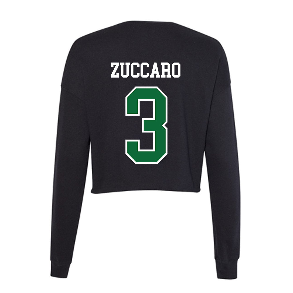 EMich - NCAA Baseball : Giano Zuccaro - Women's Cropped Crew Fleece-1