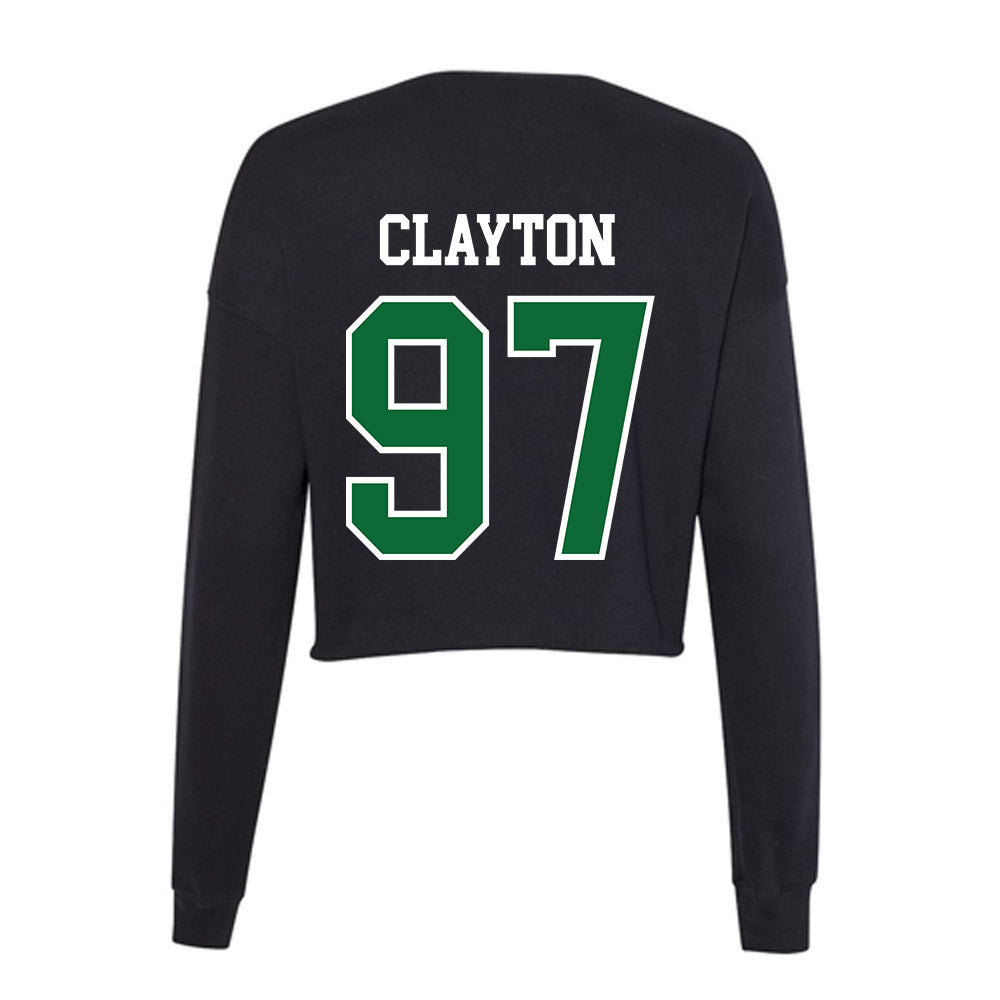 EMich - NCAA Football : Duke Clayton - Women's Cropped Crew Fleece-1