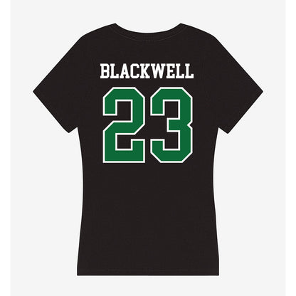 EMich - NCAA Women's Lacrosse : Mackenzie Blackwell - Women's V-Neck T-Shirt-1