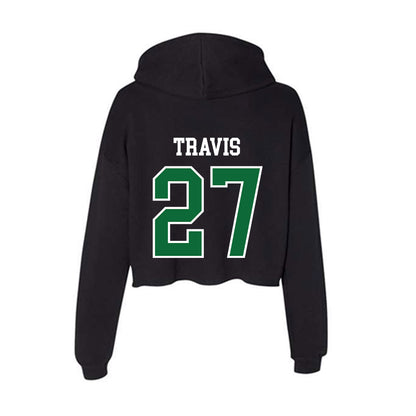 EMich - NCAA Baseball : Harrison Travis - Women's Crop Fleece Hoodie-1