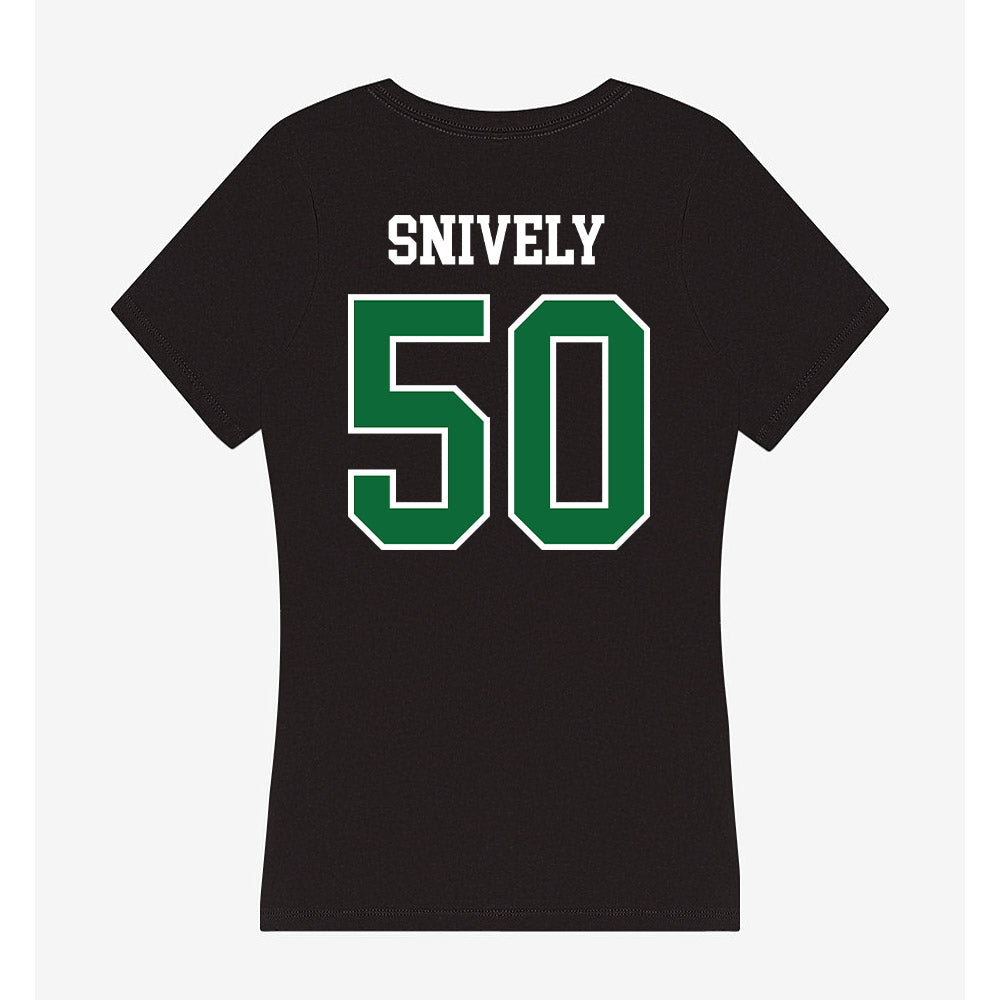 EMich - NCAA Football : Owen Snively - Women's V-Neck T-Shirt-1