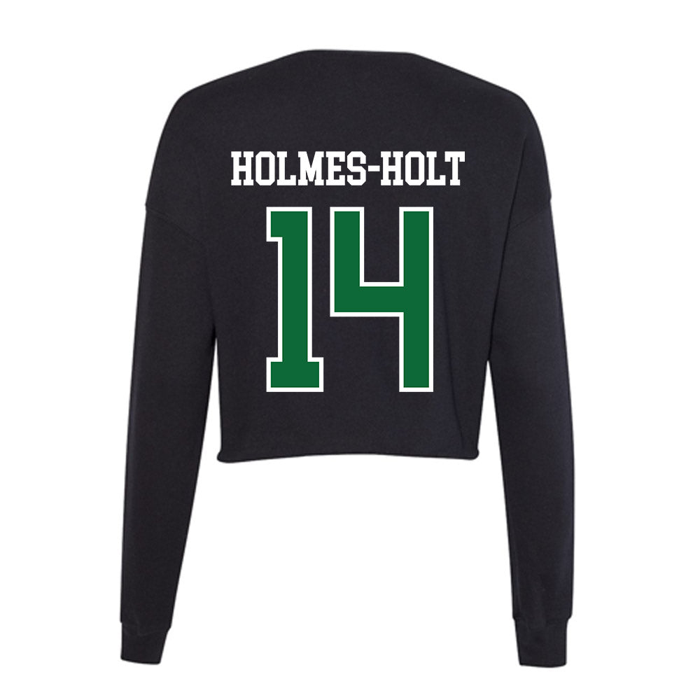 EMich - NCAA Football : Eli Holmes-Holt - Women's Cropped Crew Fleece-1