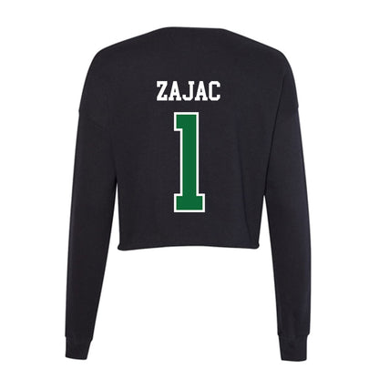 EMich - NCAA Women's Basketball : Alli Zajac - Women's Cropped Crew Fleece-1