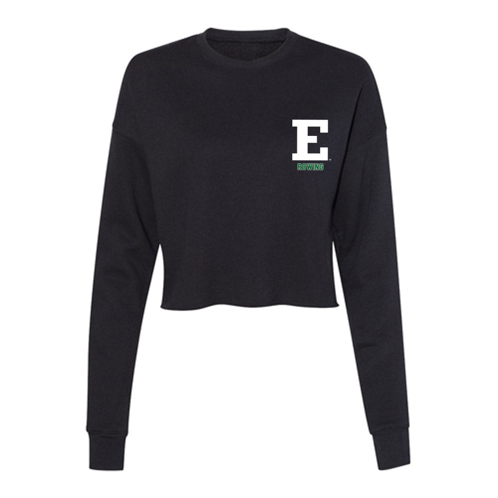 EMich - NCAA Women's Rowing : Maia Balderson - Women's Cropped Crew Fleece-0