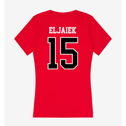 Valdosta State - NCAA Baseball : Farid Eljaiek - Women's V-Neck T-Shirt-1