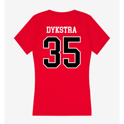 Valdosta State - NCAA Women's Basketball : Kendall Dykstra - Women's V-Neck T-Shirt-1
