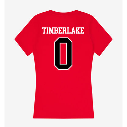 Valdosta State - NCAA Women's Soccer : Claire Timberlake - Women's V-Neck T-Shirt-1