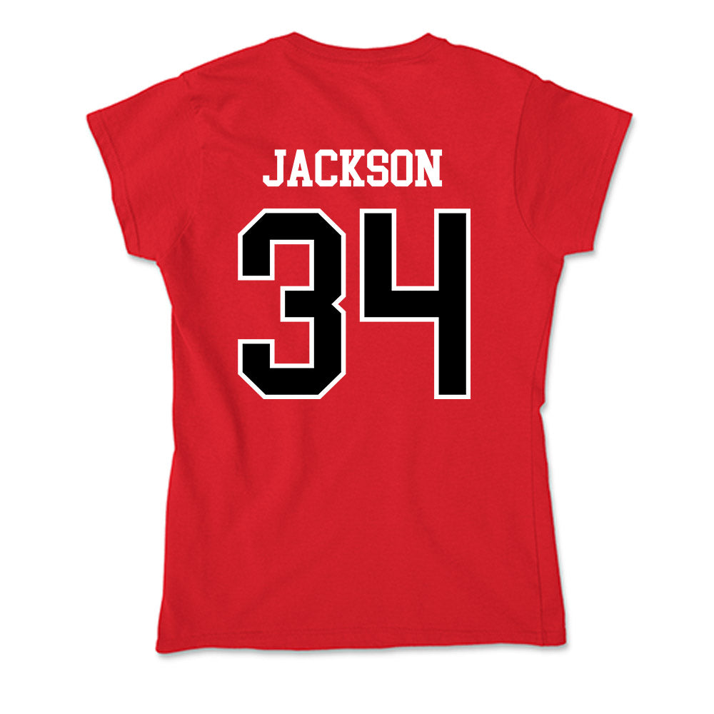 Valdosta State - NCAA Baseball : Trey Jackson - Soft Style Women’s T-Shirt-1