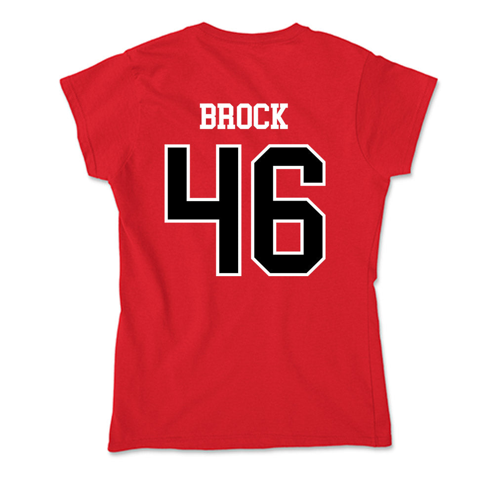 Valdosta State - NCAA Baseball : Dewey Brock - Soft Style Women’s T-Shirt-1