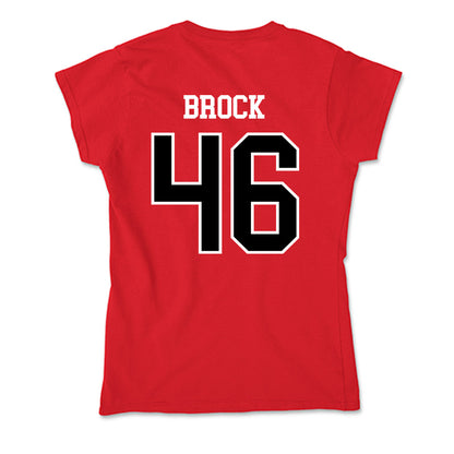 Valdosta State - NCAA Baseball : Dewey Brock - Soft Style Women’s T-Shirt-1