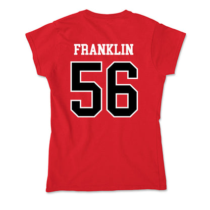 Valdosta State - NCAA Football : Javerius Franklin - Soft Style Women’s T-Shirt-1