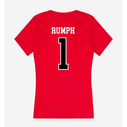 Valdosta State - NCAA Women's Basketball : Chardae Rumph - Women's V-Neck T-Shirt-1