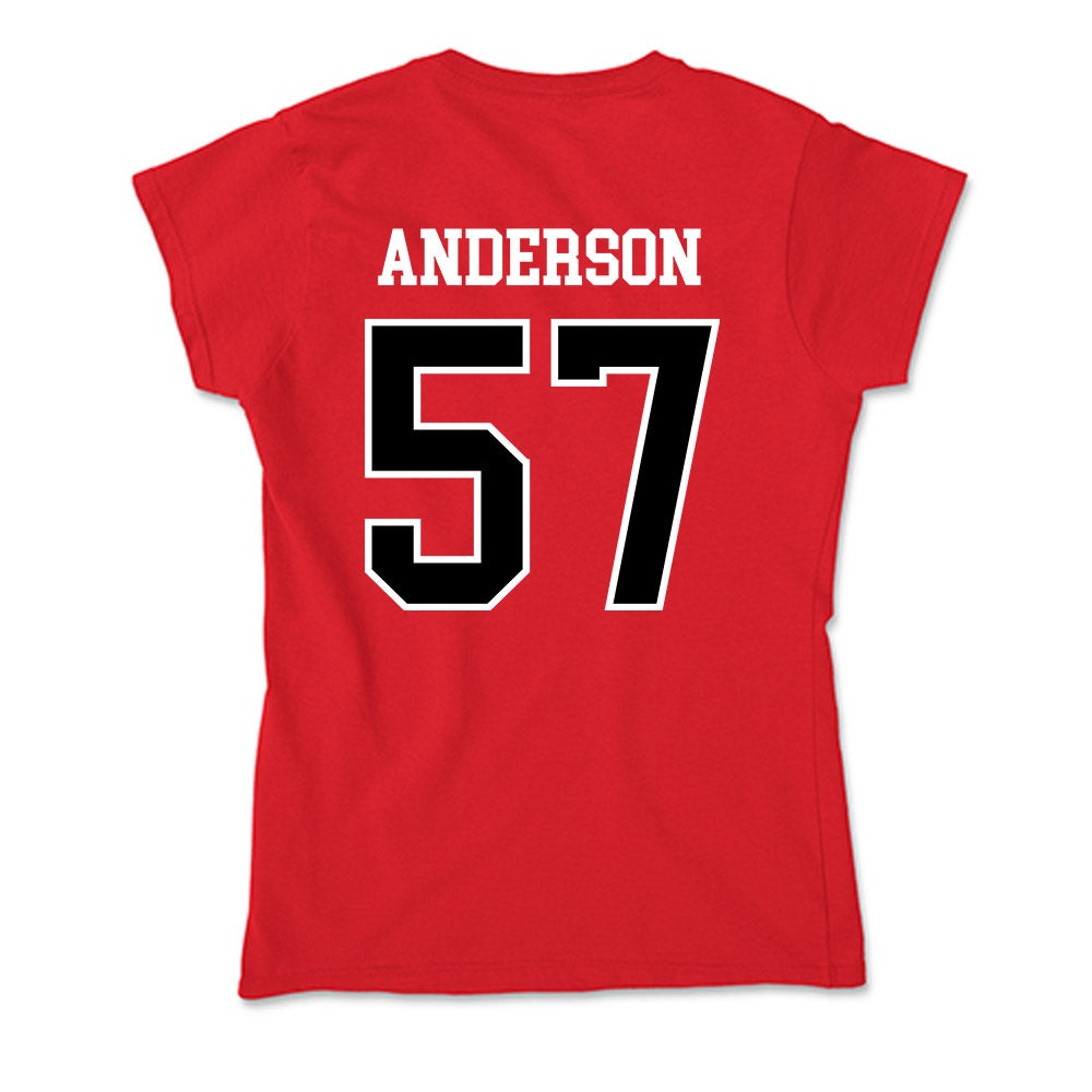 Valdosta State - NCAA Football : Wyatt Anderson - Soft Style Women’s T-Shirt-1