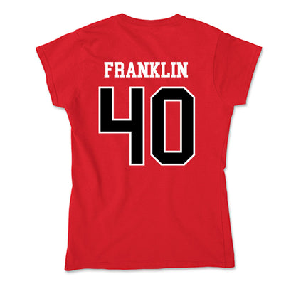 Valdosta State - NCAA Football : Javerius Franklin - Soft Style Women’s T-Shirt-1