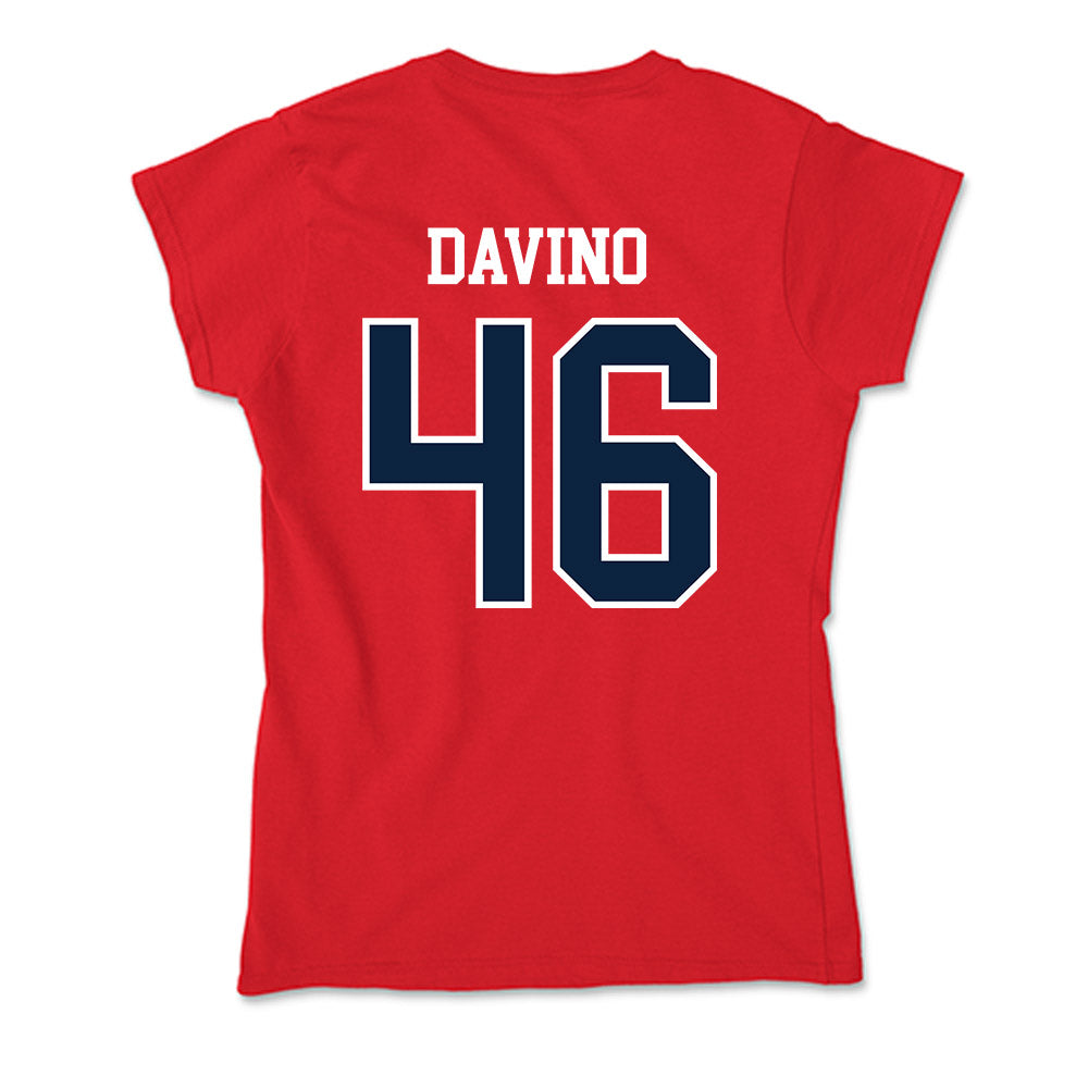 Stony Brook - NCAA Baseball : Brett Davino - Soft Style Women’s T-Shirt-1