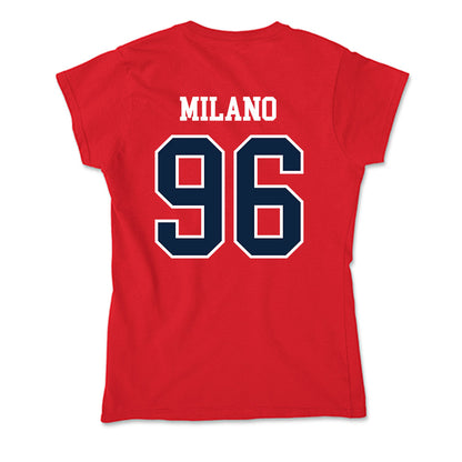 Stony Brook - NCAA Football : Franco Milano - Soft Style Women’s T-Shirt-1