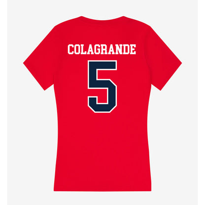 Stony Brook - NCAA Baseball : Hunter Colagrande - Women's V-Neck T-Shirt-1