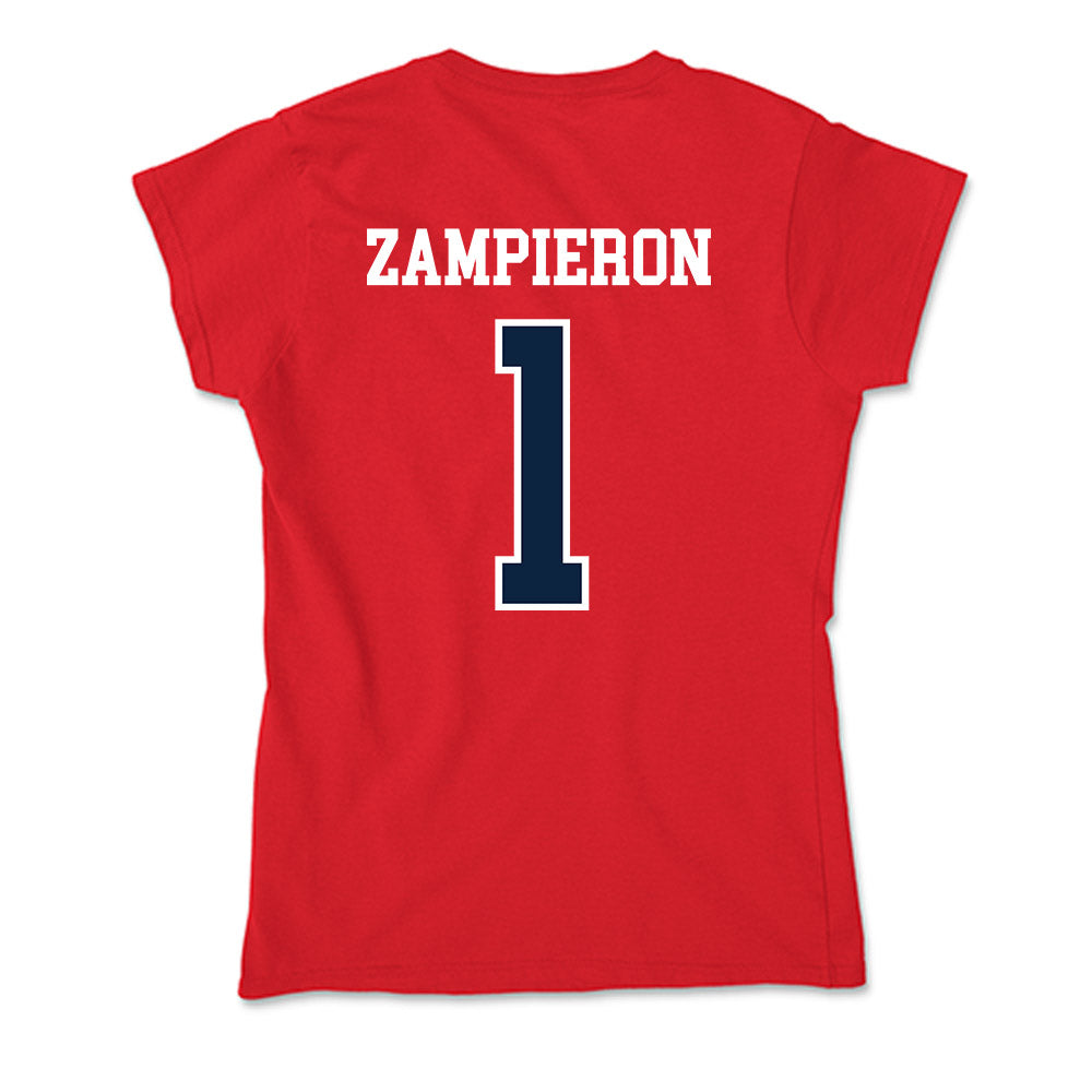Stony Brook - NCAA Baseball : Nick Zampieron - Soft Style Women’s T-Shirt-1