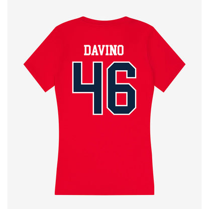 Stony Brook - NCAA Baseball : Brett Davino - Women's V-Neck T-Shirt-1