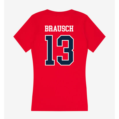 Stony Brook - NCAA Men's Soccer : Daniel Brausch - Women's V-Neck T-Shirt-1