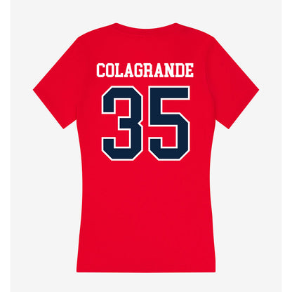 Stony Brook - NCAA Baseball : Aidan Colagrande - Women's V-Neck T-Shirt-1
