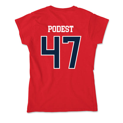 Stony Brook - NCAA Baseball : Jarek Podest - Soft Style Women’s T-Shirt-1