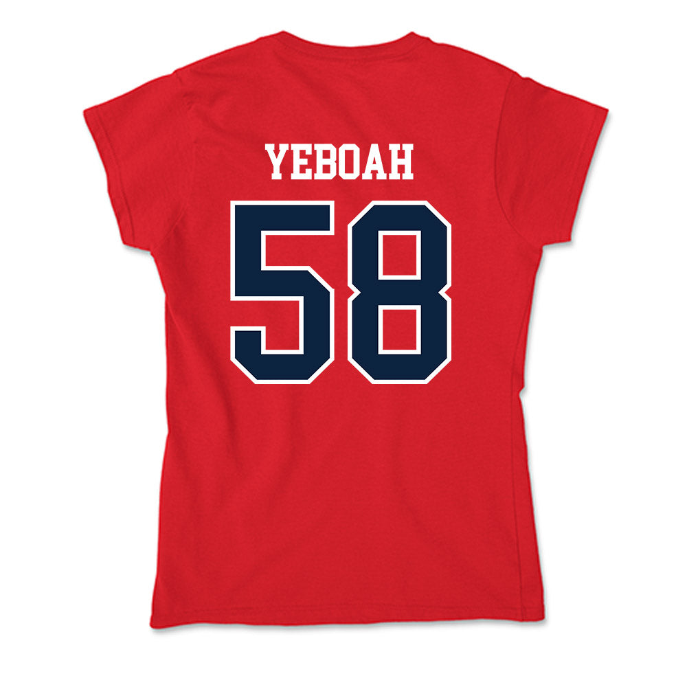 Stony Brook - NCAA Football : Kenneth Yeboah - Soft Style Women’s T-Shirt-1