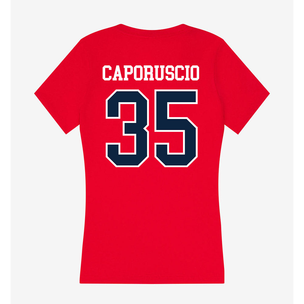 Stony Brook - NCAA Women's Lacrosse : Isabella Caporuscio - Women's V-Neck T-Shirt-1