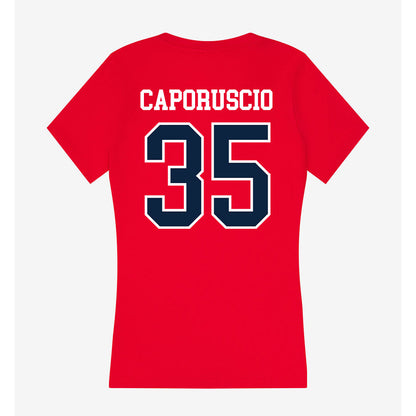 Stony Brook - NCAA Women's Lacrosse : Isabella Caporuscio - Women's V-Neck T-Shirt-1