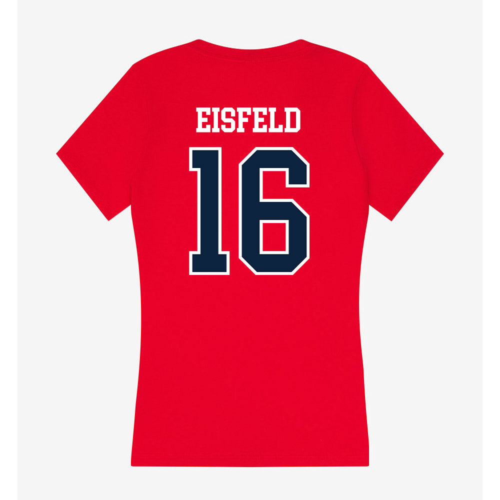 Stony Brook - NCAA Women's Lacrosse : Haydin Eisfeld - Women's V-Neck T-Shirt-1