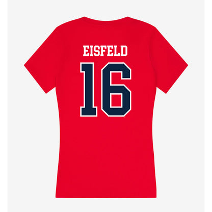 Stony Brook - NCAA Women's Lacrosse : Haydin Eisfeld - Women's V-Neck T-Shirt-1