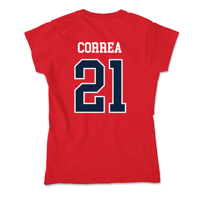 Stony Brook - NCAA Men's Lacrosse : Gary Correa - Soft Style Women’s T-Shirt-1