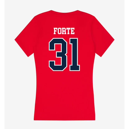 Stony Brook - NCAA Women's Lacrosse : Jordan Forte - Women's V-Neck T-Shirt-1
