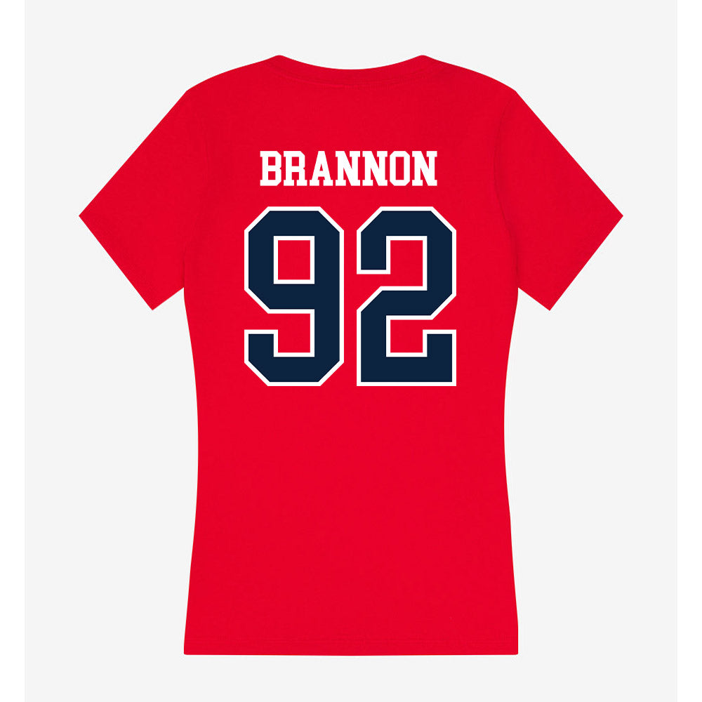 Stony Brook - NCAA Men's Lacrosse : Cooper Brannon - Women's V-Neck T-Shirt-1