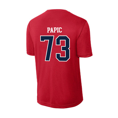 Stony Brook - NCAA Football : Niko Papic - Activewear T-Shirt-1