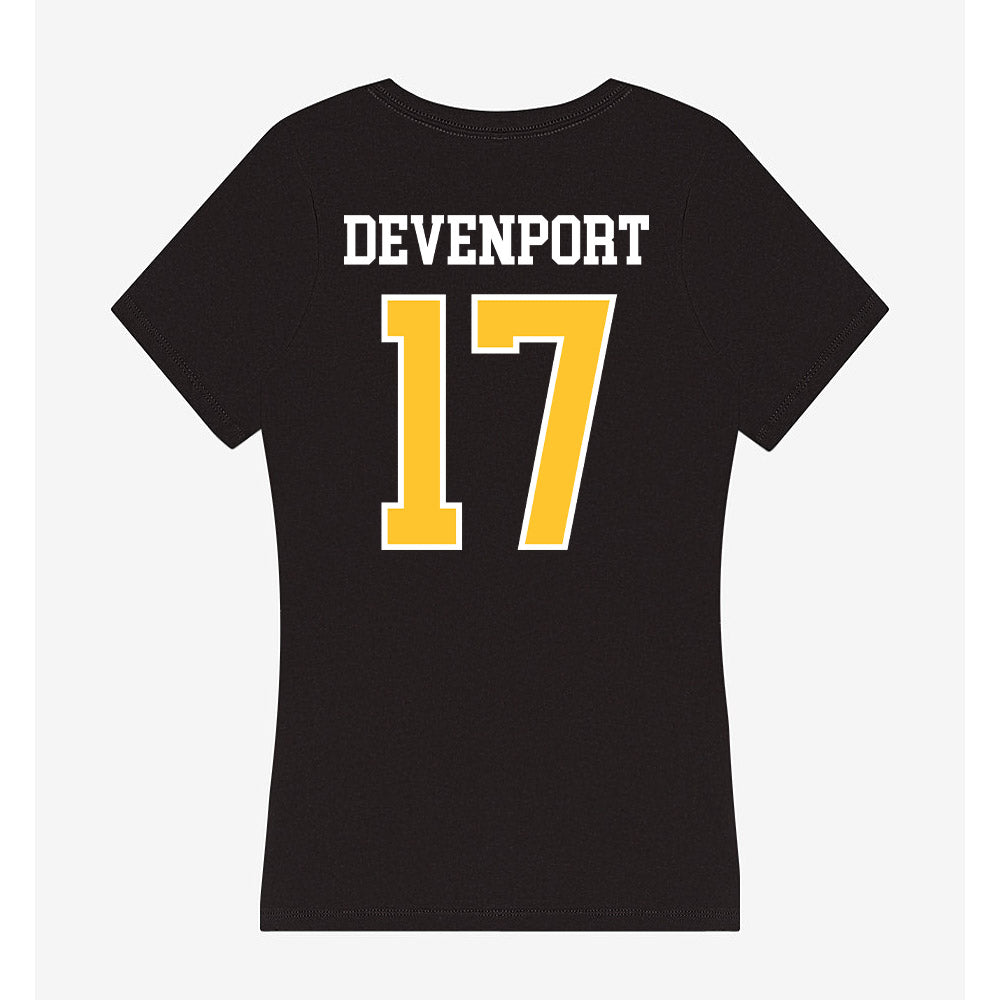 NKU - NCAA Baseball : Logen Devenport - Women's V-Neck T-Shirt-1