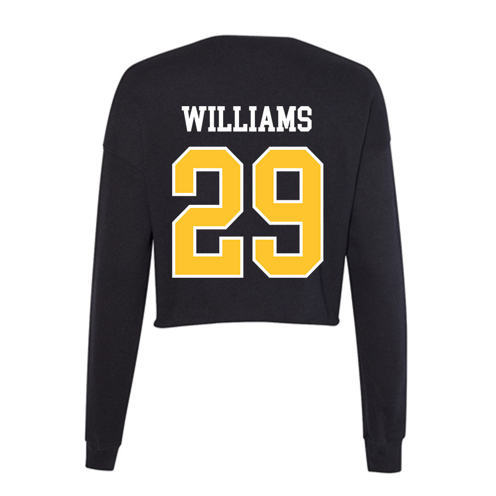 NKU - NCAA Baseball : Josh Williams - Women's Cropped Crew Fleece-1