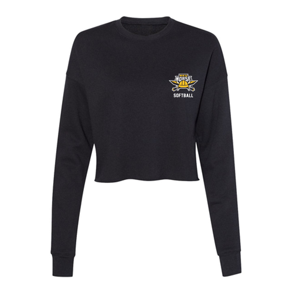 NKU - NCAA Softball : Emma Ginn - Women's Cropped Crew Fleece-0