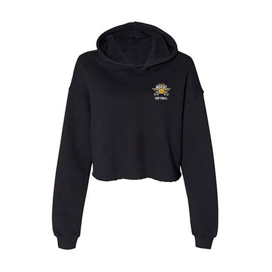 NKU - NCAA Softball : Emma Ginn - Women's Crop Fleece Hoodie-0