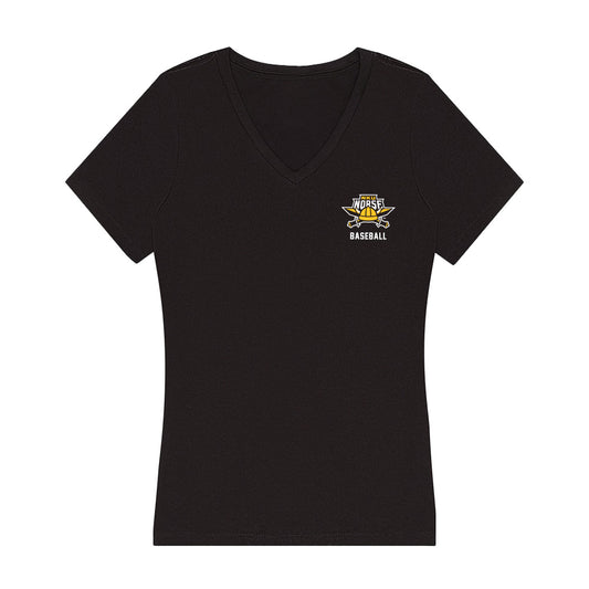 NKU - NCAA Baseball : Mark Nowak - Women's V-Neck T-Shirt-0