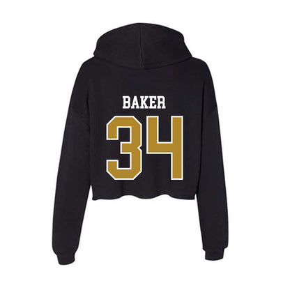 UMBC - NCAA Women's Lacrosse : Sydney Baker - Women's Crop Fleece Hoodie-1