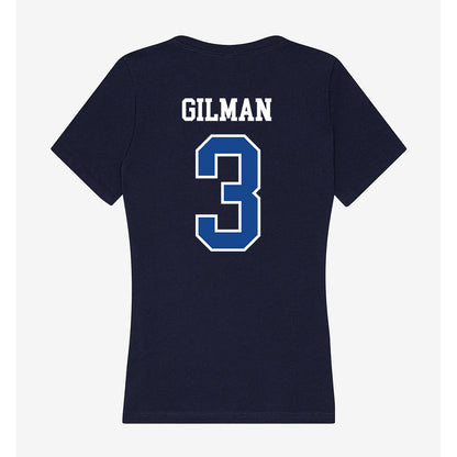 Creighton - NCAA Softball : Audrey Gilman - Women's V-Neck T-Shirt-1