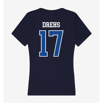 Creighton - NCAA Softball : Ava Drehs - Women's V-Neck T-Shirt-1