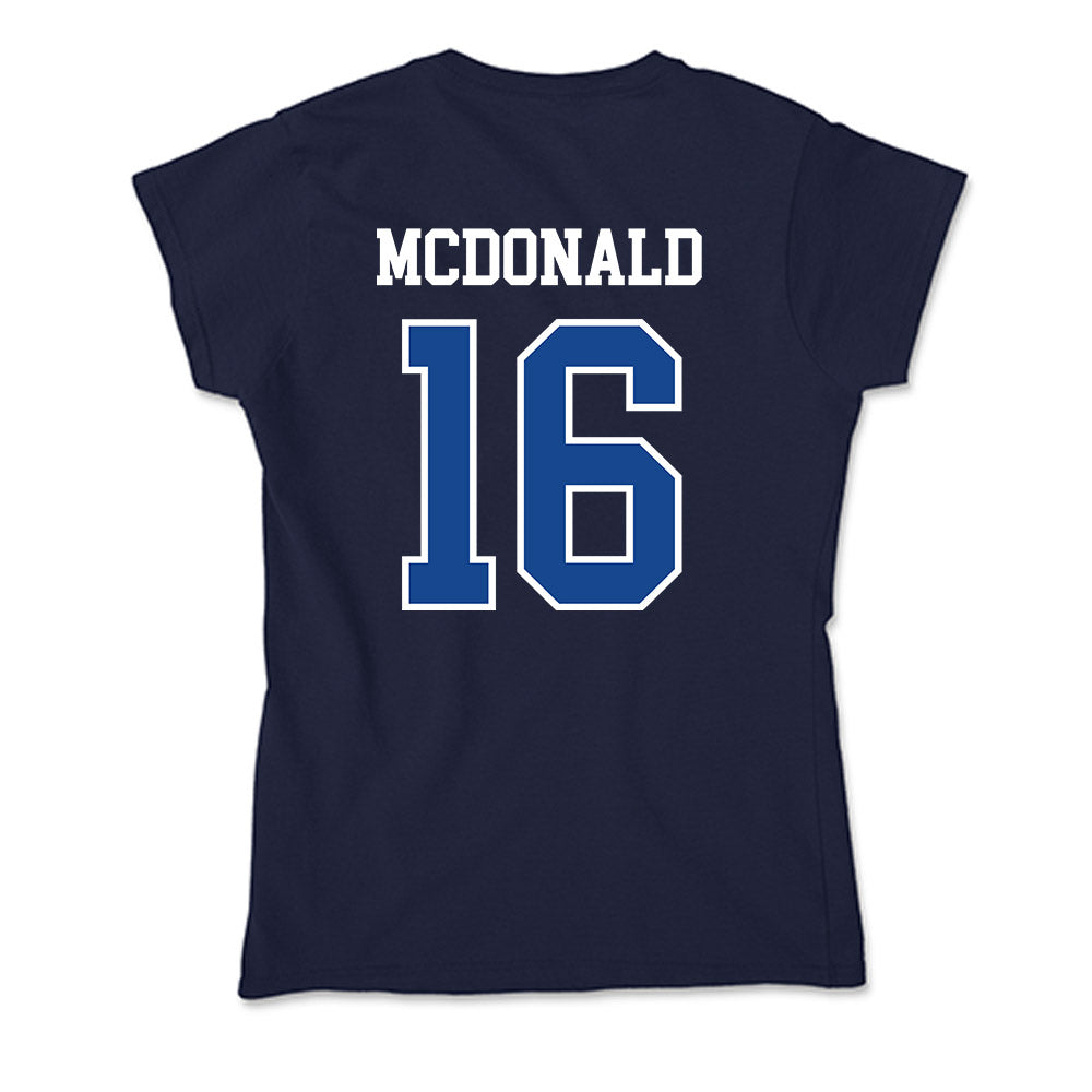 Creighton - NCAA Baseball : John McDonald - Soft Style Women’s T-Shirt-1