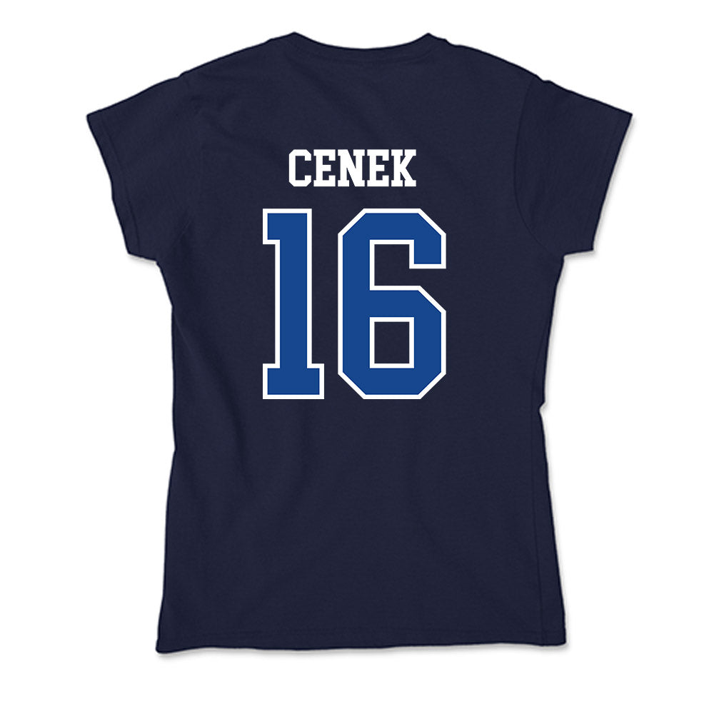 Creighton - NCAA Men's Soccer : Nick Cenek - Soft Style Women’s T-Shirt-1